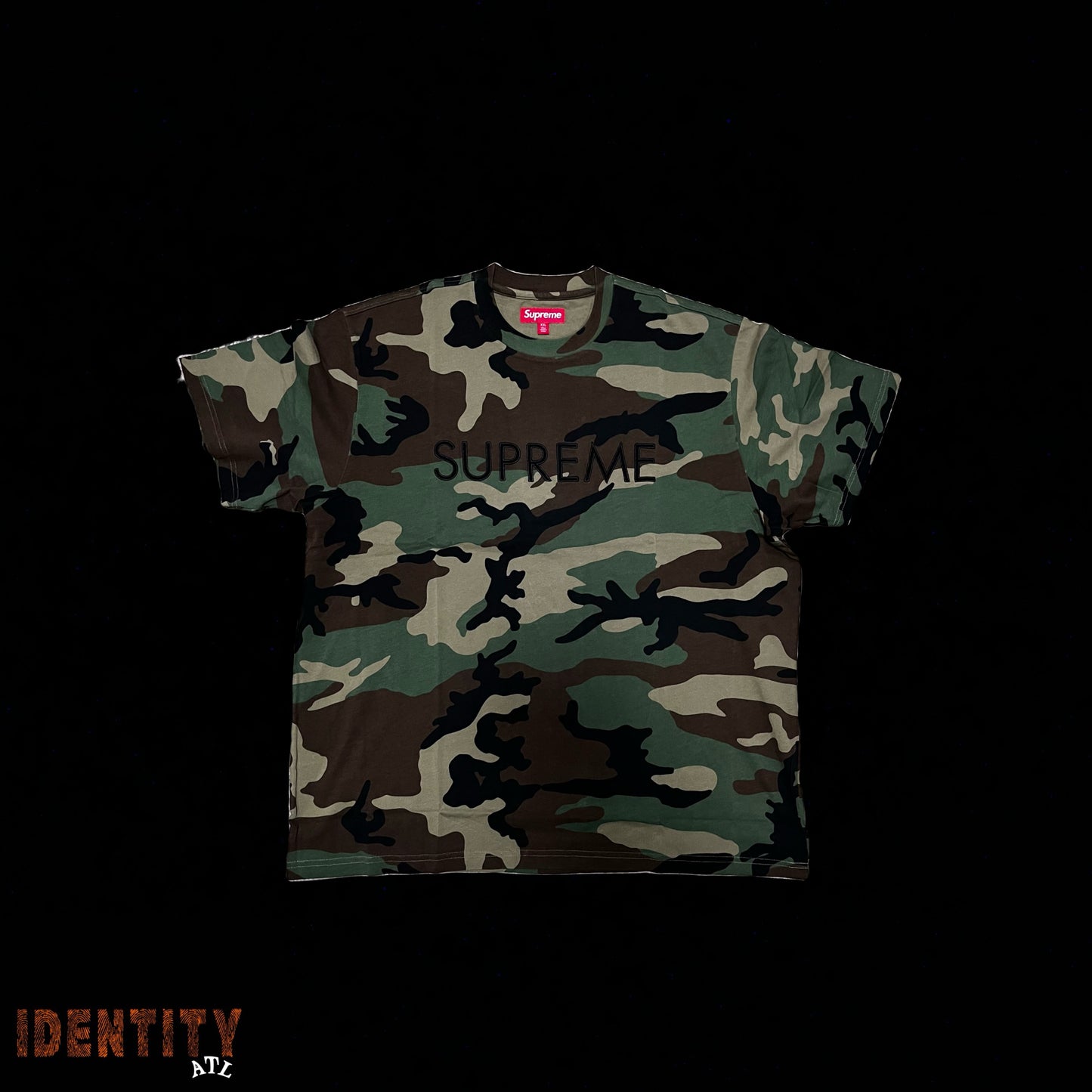 Supreme Capital S/S Top Woodland Camo