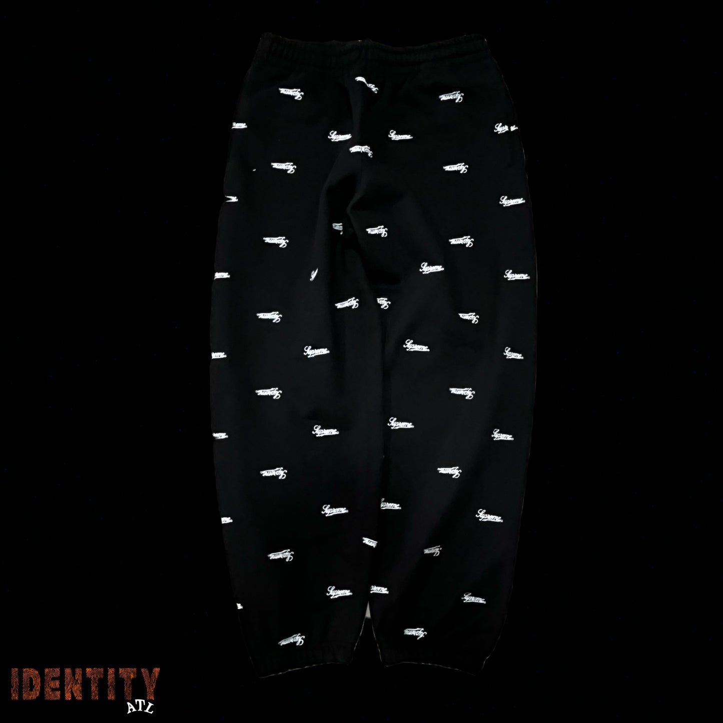 Supreme Repeat Script Sweatpant Black