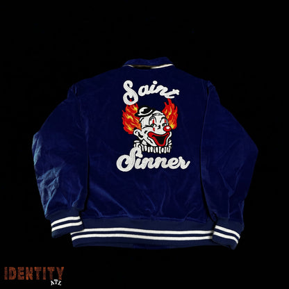 Saint Michael Circus Sinners Corduroy Jacket Blue