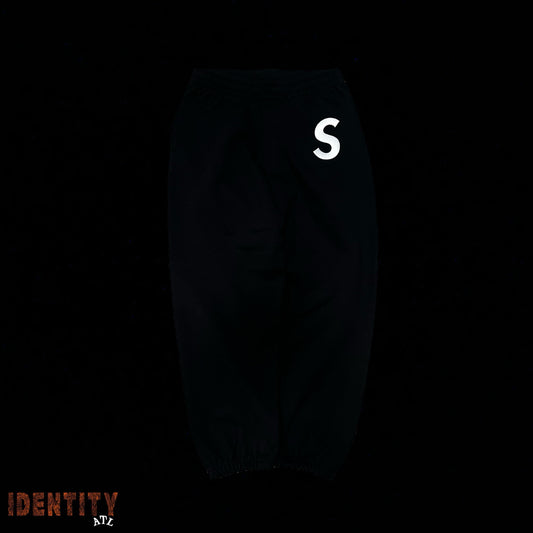 Supreme S Logo Split Sweatpant Black