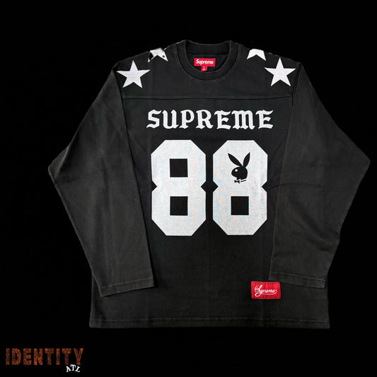 Supreme Playboy L/S Football Top Black