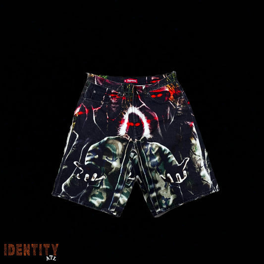 Supreme Shadows Baggy Denim Short Multicolor
