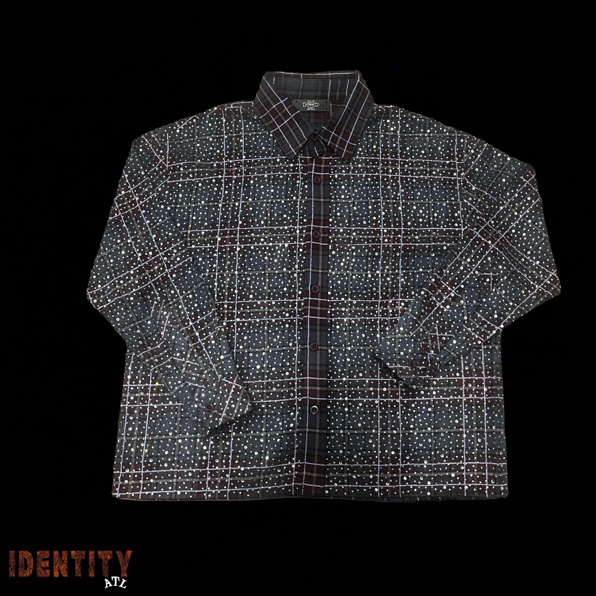 HMDD Rhinestone Flannel